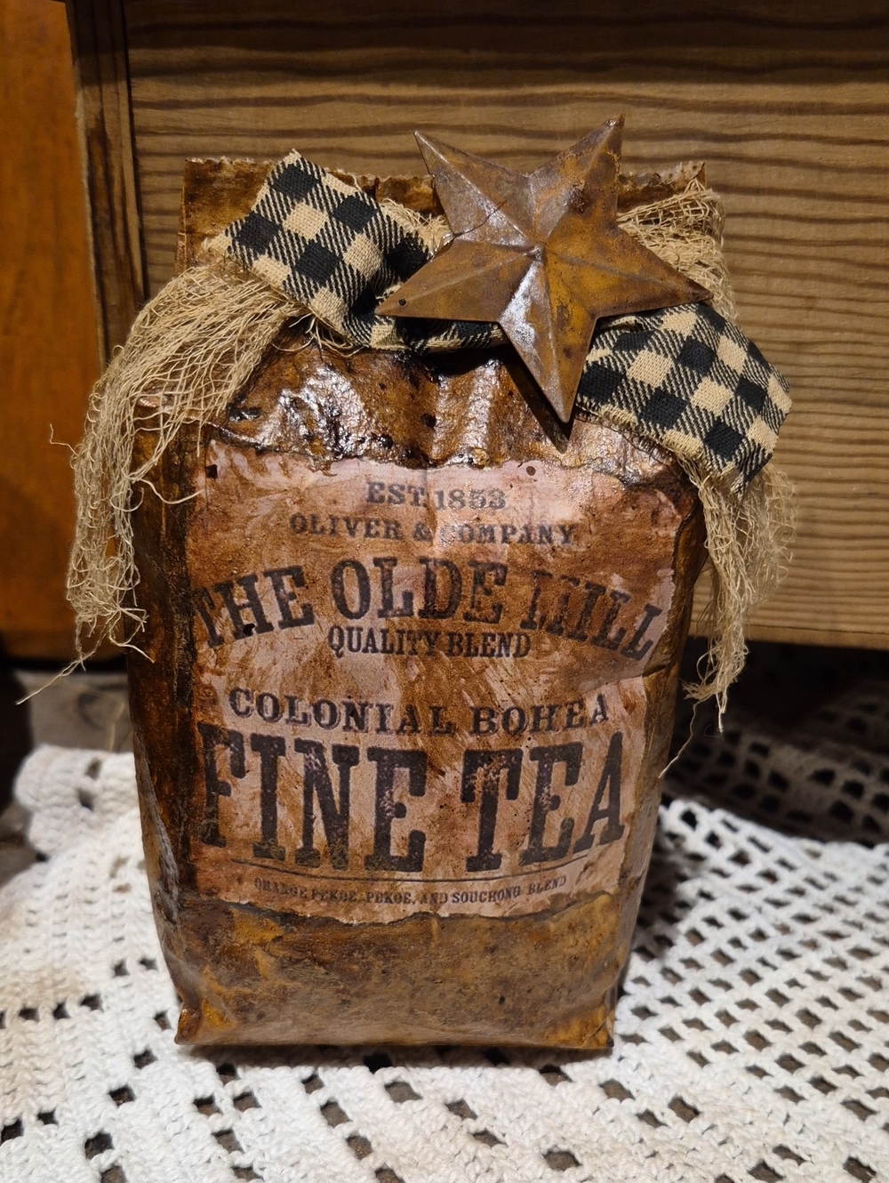 Grungy Primitive Bag Decor